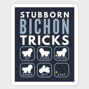 Stubborn Bichon Frise Tricks - Dog Training Magnet